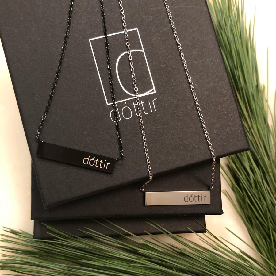 Dóttir hálsmen - svart