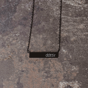 Dóttir hálsmen - svart