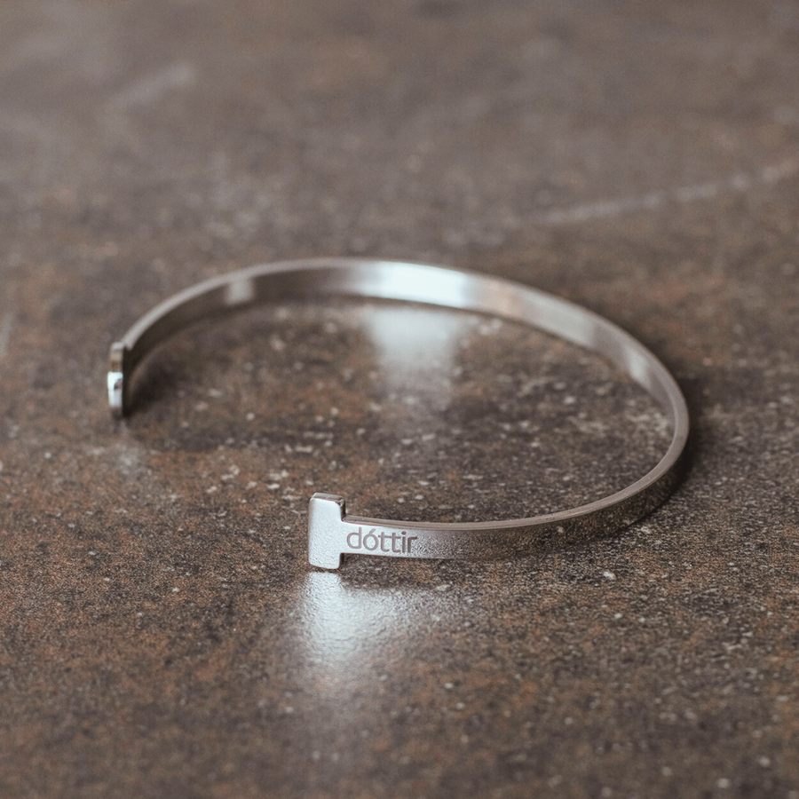 Dóttir armband - silfur