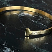 Dóttir armband - gyllt